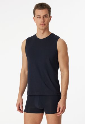 Schiesser, TANK RUNDHALS - Unterhemd/-shirt - blauschwarz