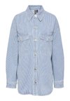 PCBILLO SHIRT - Gombos blúz - light blue denim/cloud dancer