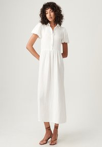 THE FATED BARCLAY MIDI  - Abito a camicia - white