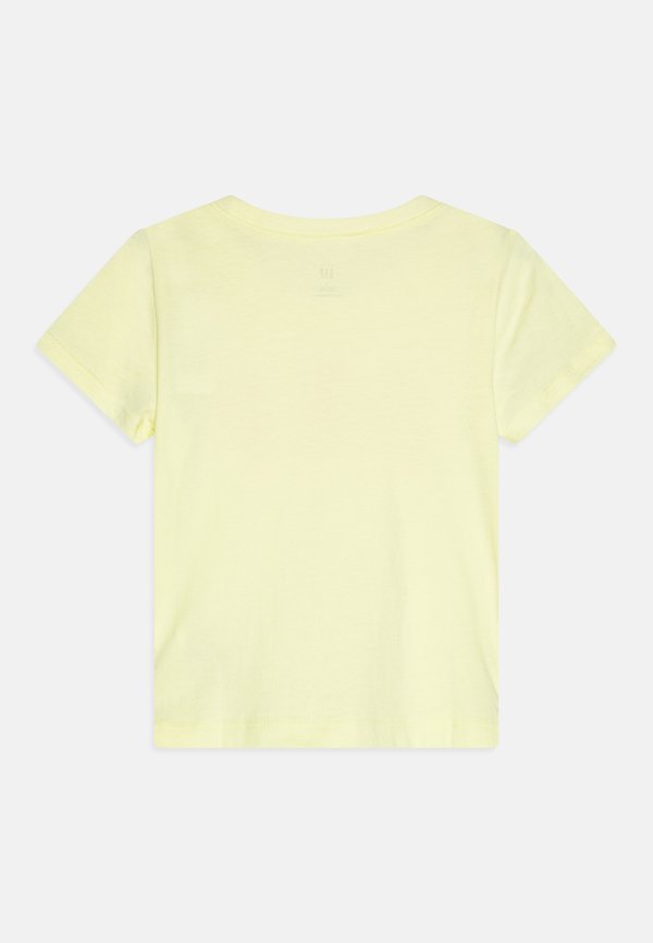 LOGO TEE GIRL - Print T-shirt - citron3