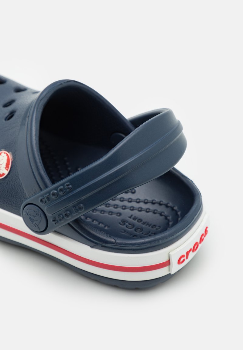 red white and blue crocs men's