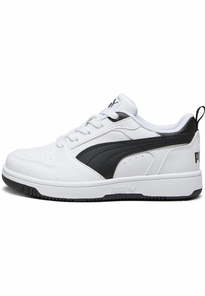 PUMA REBOUND LOW SNEAKER - Trainers - white/black/black