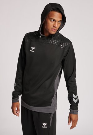 Hummel HMLLEAD POLY HOODIE - Sweat à capuche - black