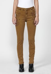 Koroshi Slimfit džínsy - ocre ochre