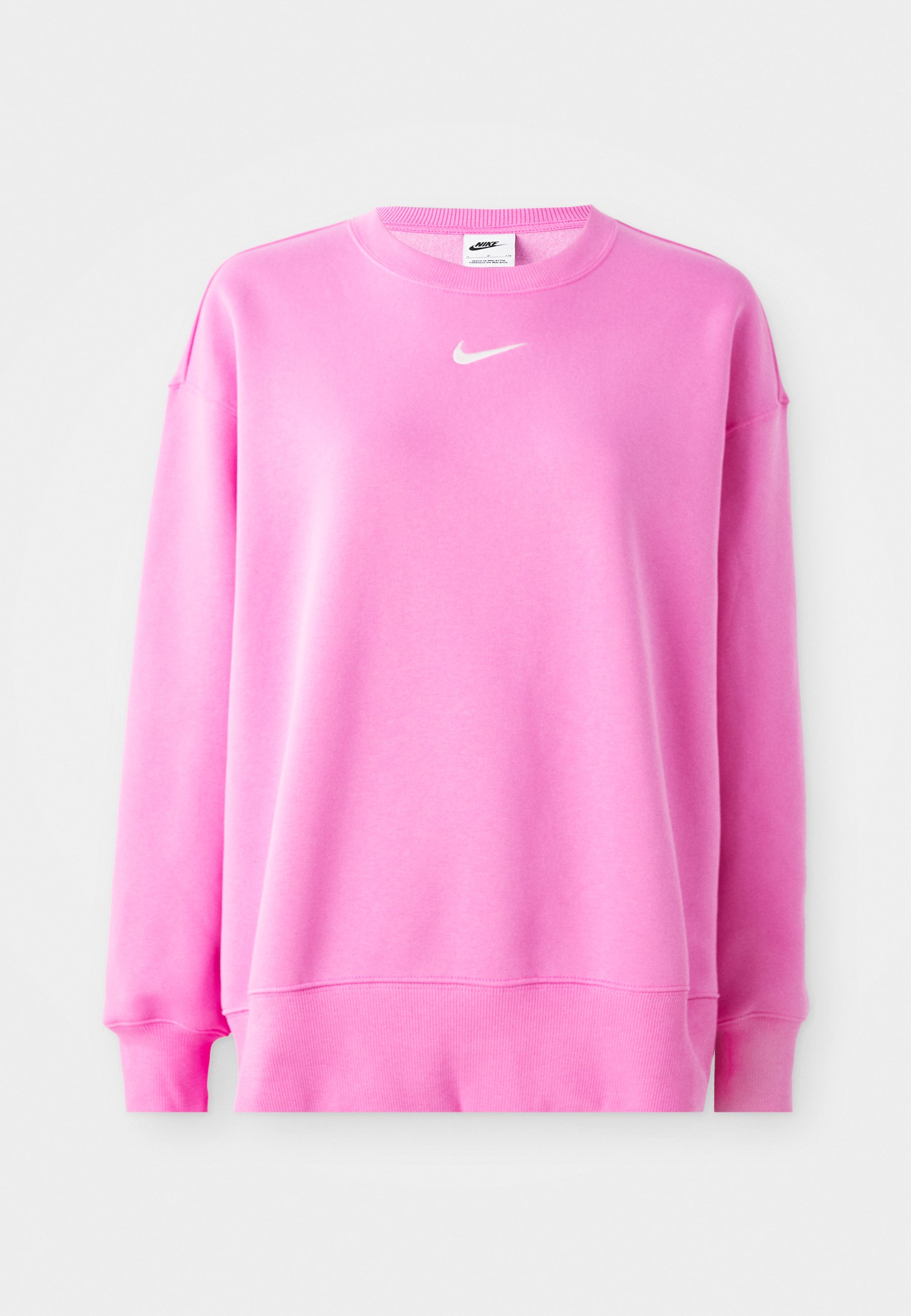 Nike Sportswear LONG CREW - Sweatshirt - playful pink/sail/pink