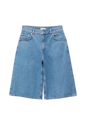 & OTHER STORIES, & OTHER STORIES DENIM KNEE-LENGTH SHORTS - Short en jean - mid blue