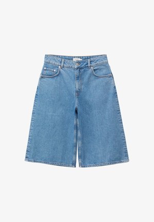 & OTHER STORIES, & OTHER STORIES DENIM KNEE-LENGTH SHORTS - Short en jean - mid blue