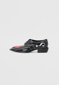 Slip-ons - nero/rosso/bianco