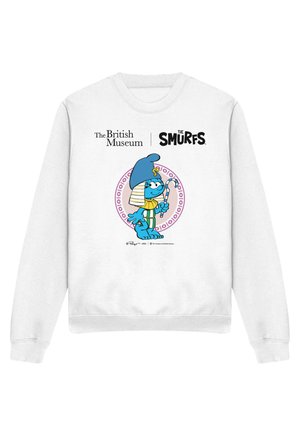 Cotton Soul, THE SMURFS X BRITISH MUSEUM SMURFETTE EGYPTIAN - Sweatshirt - white