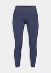 SEAMLESS HIGH WAISTED LEGGING - Tajice - deep navy sparkle