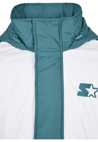 Starter Žieminė striukė - retro green/wht/by/s prpl