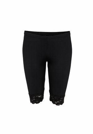NÜ Denmark, ISA BIKER SHORTS WITH LACE - Short - black