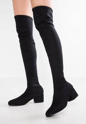 Over-the-knee boots - black