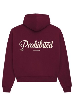 PROHIBITED Hoodie - bordeaux