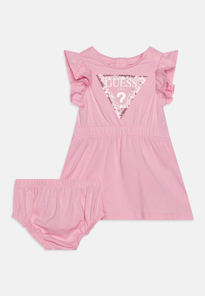 Guess Toddler Dress Guess Girls Blue Floral Lace Dress Childrensalon Outlet