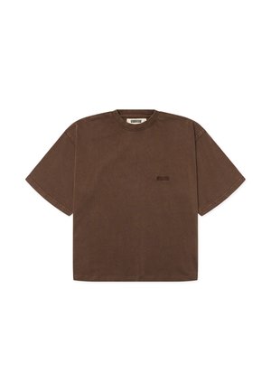 Woodbird, JUNO WARP ACID TEE - T-shirt imprimé - washed brown