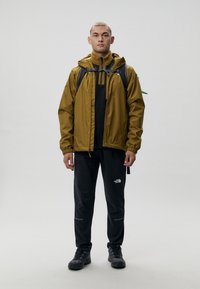 The North Face M YUMIORI 1/4 ZIP - Pulover iz flisa - black/moss green