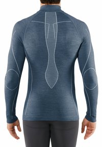 FALKE WOOL-TECH HIGH ZIP NECK COLD TO VERY COLD TEMPERATURES - Maglietta intima - capitain