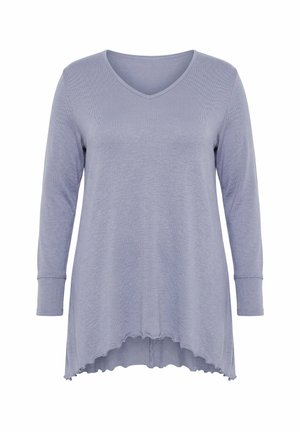 MIAMODA, PULLOVER, A-LINIE, LEICHTER STRICK, LANGARM, WELLENSAUM - Strickpullover - lead grey