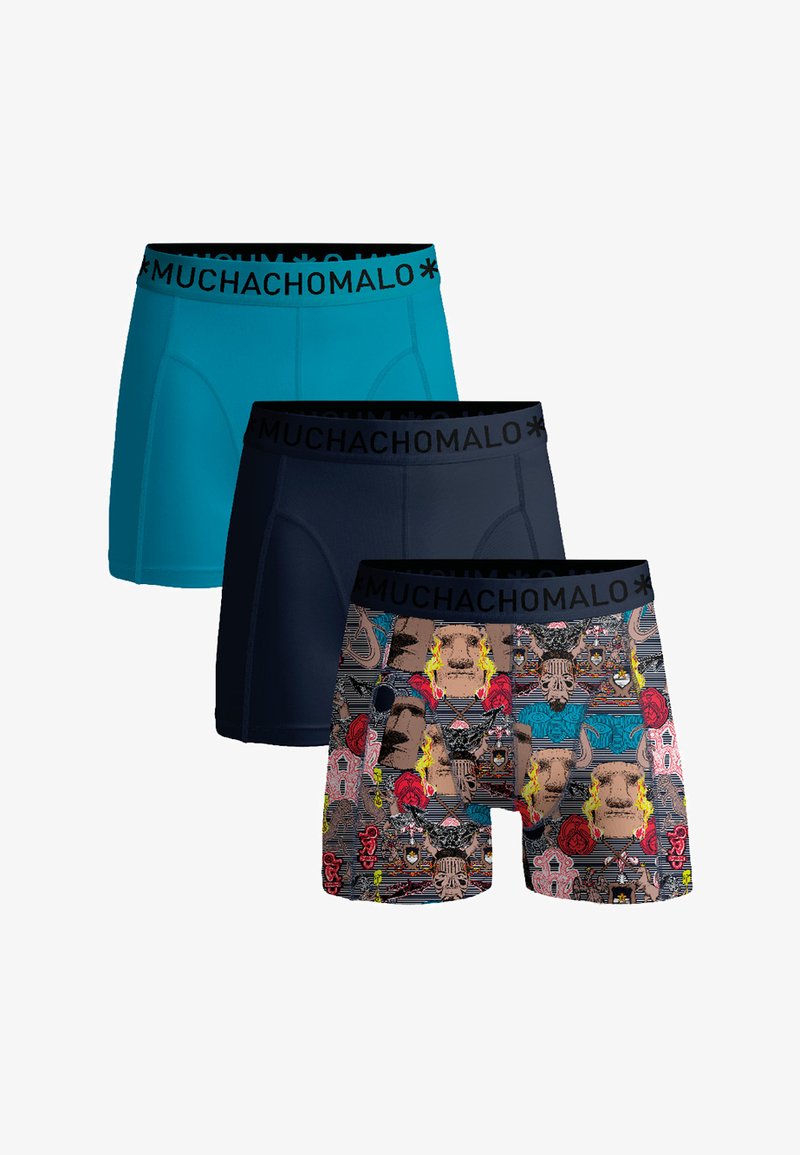 MUCHACHOMALO 3-PACK  - Uske bokserice - print blue