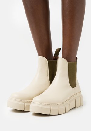 GRAF - Botines con plataforma - ibory/ kaki