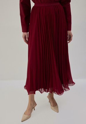 A-snit nederdel - burgundy