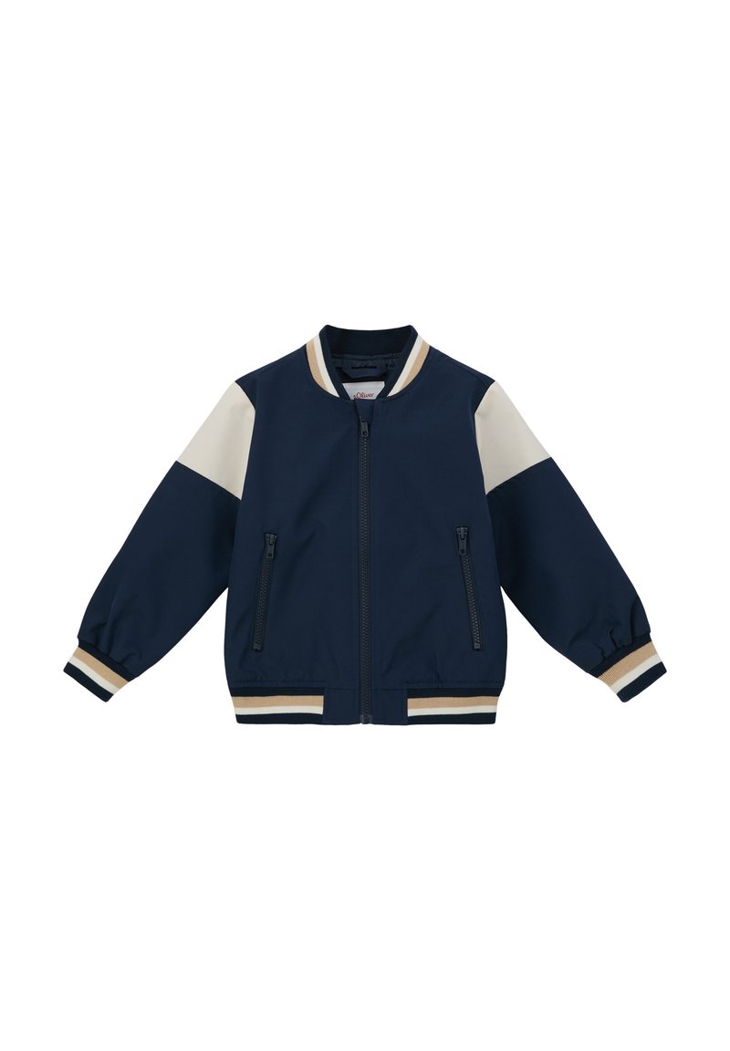 s.Oliver MET CONTRASTERENDE DETAILS - Bomberjacke - navy
