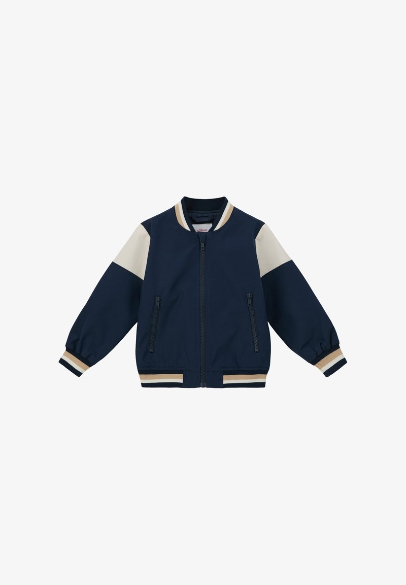 s.Oliver MET CONTRASTERENDE DETAILS - Bomberjacke - navy