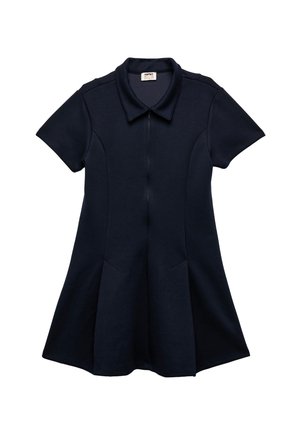 SHIRT NECK - Jerseykjole - dark blue