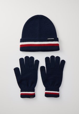 JACMAKE GIFTBOX UNISEX SET - Handschoenen - navy blazer