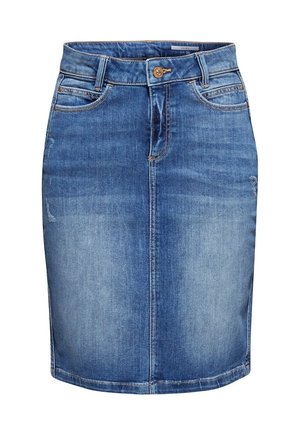 Denim skirt - stone blue denim
