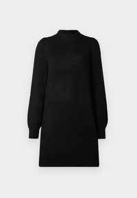 JDYRUE LIFE HIGH NECK DRESS - Strickkleid - black