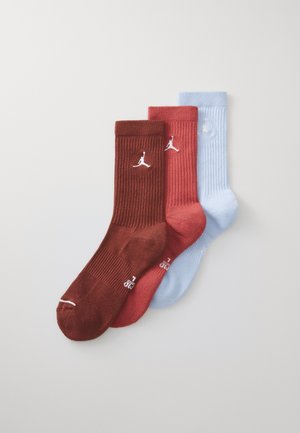 EVERYDAY MAX CREW UNISEX 3 PACK - Sports socks - hydrogen blue/dark pony/canyon rust