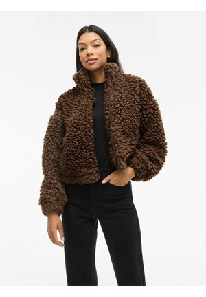 Fleecejacka - coffee bean