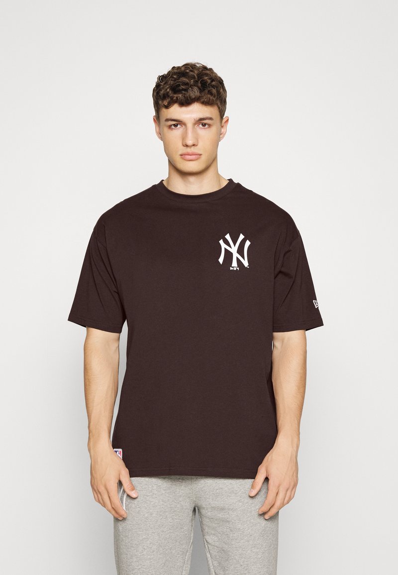 New Era MLB NEW YORK YANKEES LEAGUE TEE Klubbklær brown/white/brun
