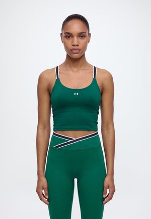 Under Armour, MOTION SPORT TAPE TANK - Топ - campus ivy / black / summit white
