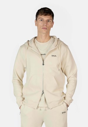 Q-SERIES REGULAR FIT ZIP THROUGH - Sweatjacke - white swan