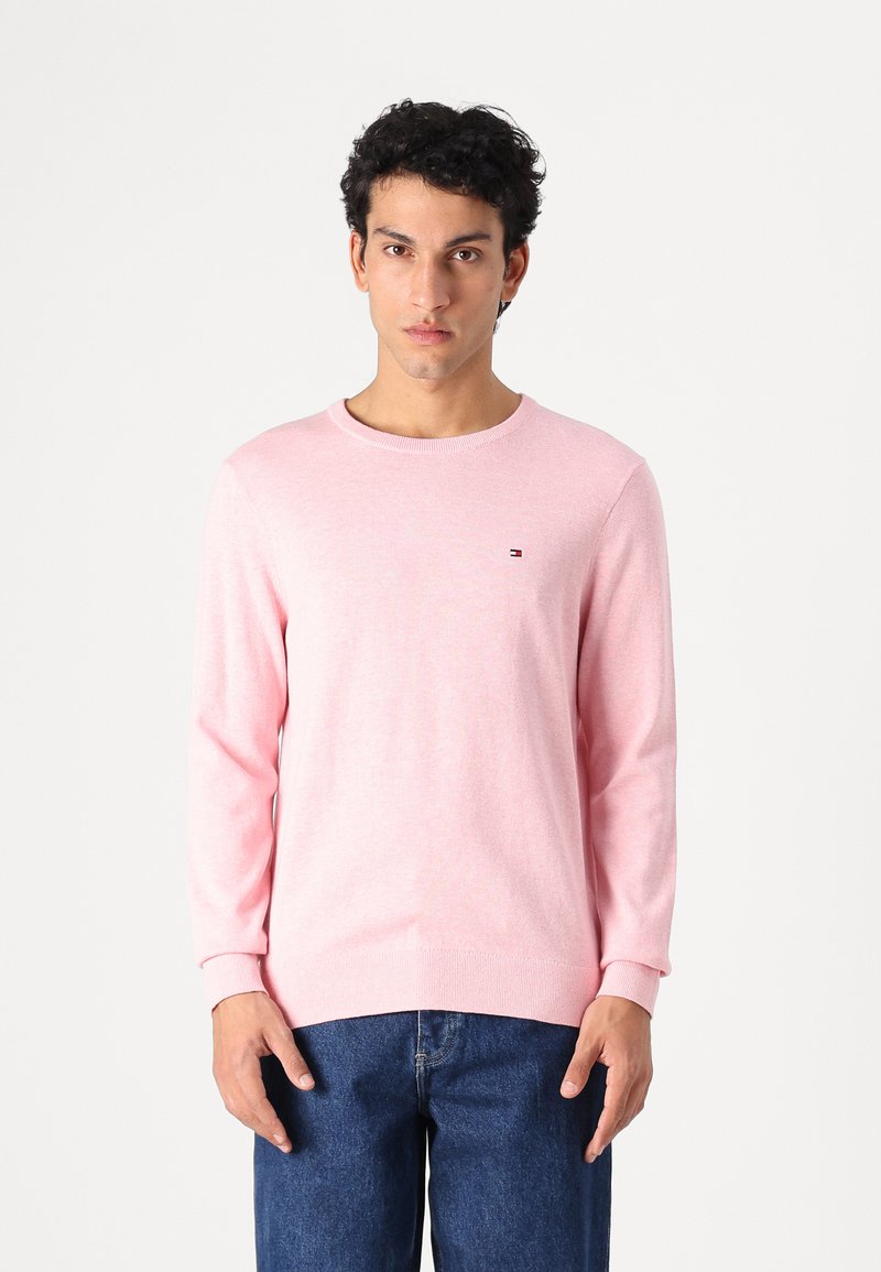 Tommy Hilfiger ESSENTIAL CREW NECK - Jumper - pink shade