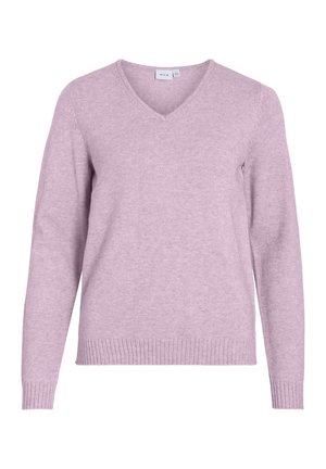 VIRIL V-NECK -NOOS - Pullover - altrosa