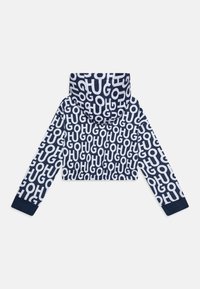 HUGO Kids HOODED - Mikina na zip - medieval blue