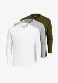 Niet geselecteerd, grey malange white dark olive
