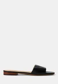 EVERLEY CALFSKIN SLIDE SANDAL - Tagant lahtised kingad - black