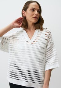 Jimmy Key 3/4 SLEEVE OPENWORK  - Strickpullover - white
