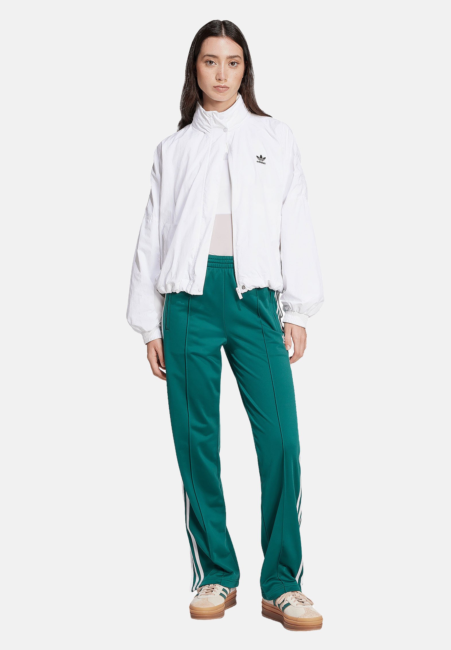 adidas Originals LIFESTYLE - LANG FIREBIRD - Trainingsbroek - gruen/groen -  Zalando.nl