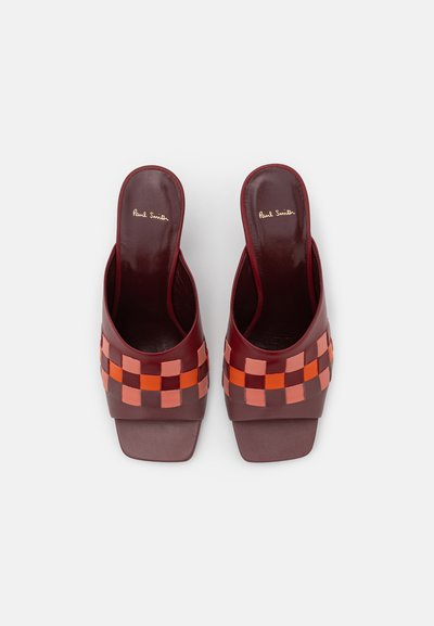 Paul Smith SHOE FORD  - Mules de salto - dark red