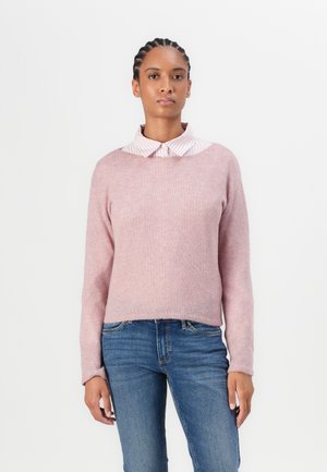 TOM TAILOR DENIM SOFT BOAT NECK - Trui - antique rose
