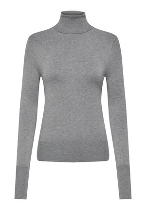 ONLY ONLVENICE ROLLNECK - Strickpullover - light grey melange