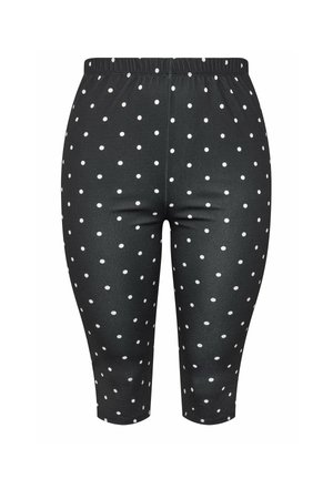 Yours Clothing, PLUS SIZE CROPPED TROUSERS - Leggings - black