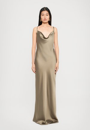 CROSS BACK BIAS GOWN - Cocktailkjole / festkjole - gold-coloured