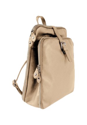 DrachenLeder Tagesrucksack - taupe beige